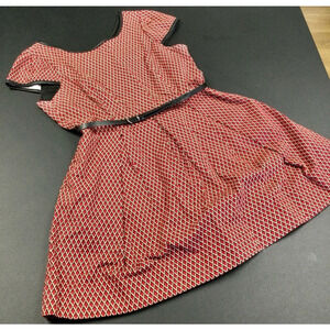 Women's Isabel & Nina Red Fit and Flair Dress Size 12